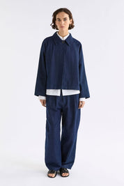 Decla Denim Jacket- Dark Blue Wash