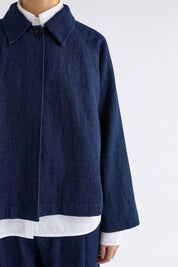 Decla Denim Jacket- Dark Blue Wash