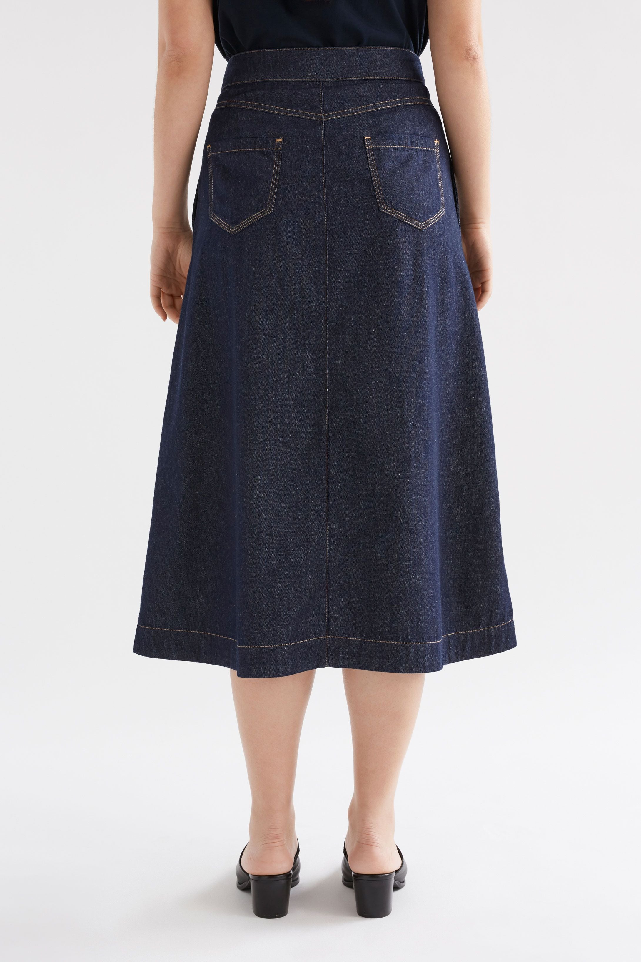 Denym Skirt- Authentic Blue Wash