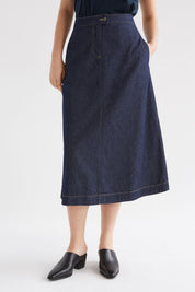 Denym Skirt- Authentic Blue Wash
