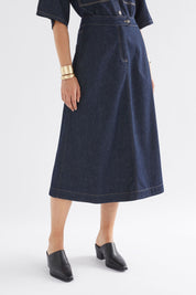 Denym Skirt- Authentic Blue Wash