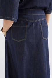 Denym Skirt- Authentic Blue Wash