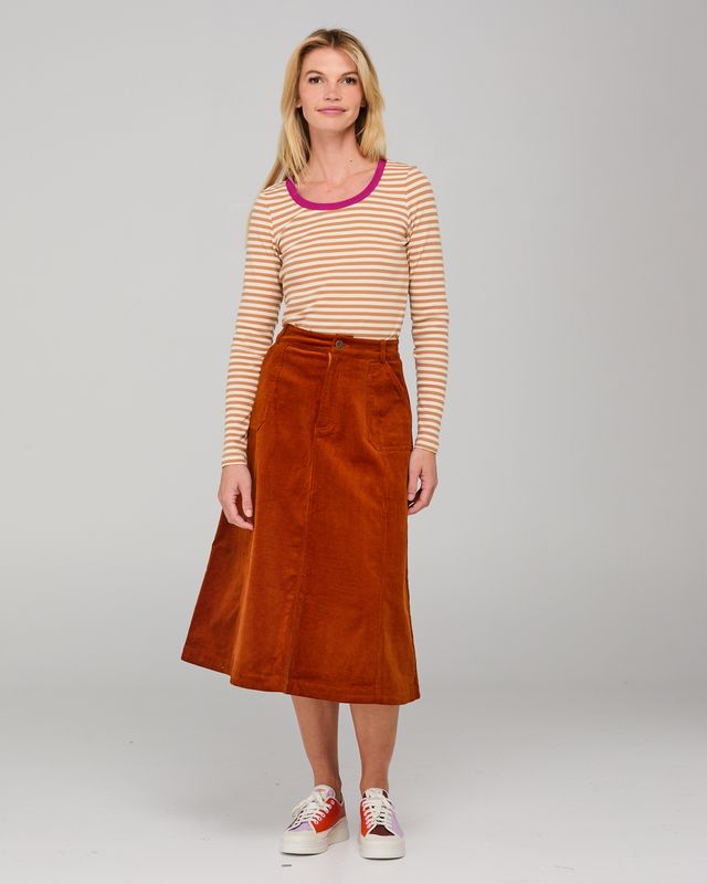 Dharma Skirt- Rust