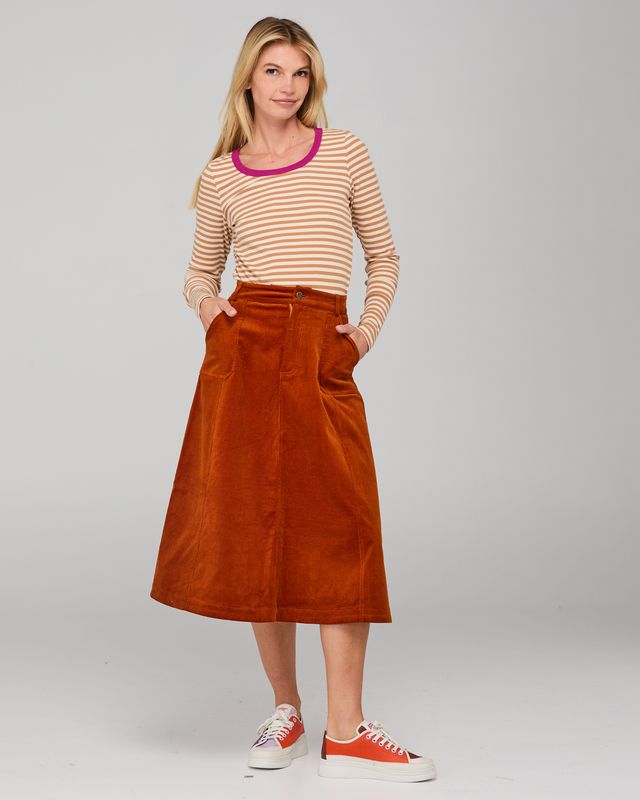 Boom Shankar Dharma Skirt Rust