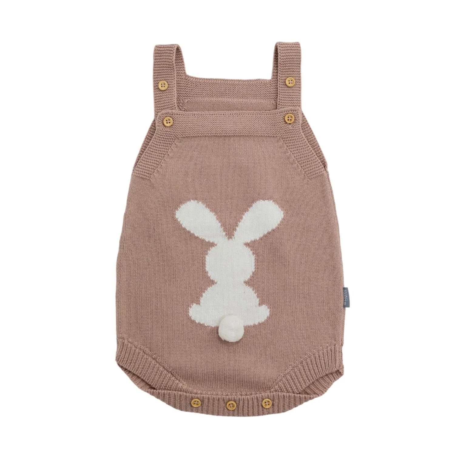 Di Lusso Living Snowball Romper in Nude