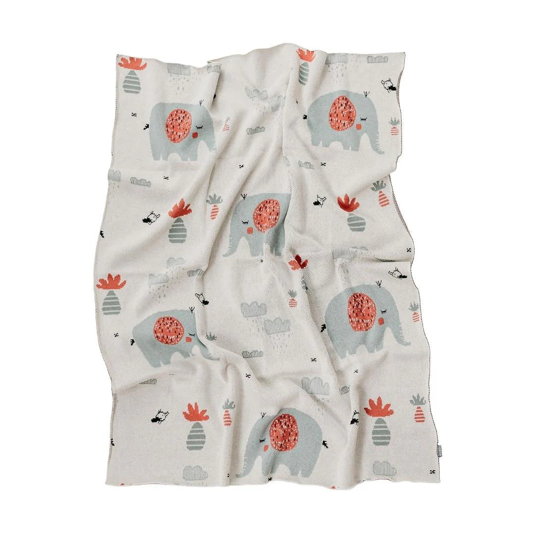 Di Lusso Living Eli Elephant Baby Blanket