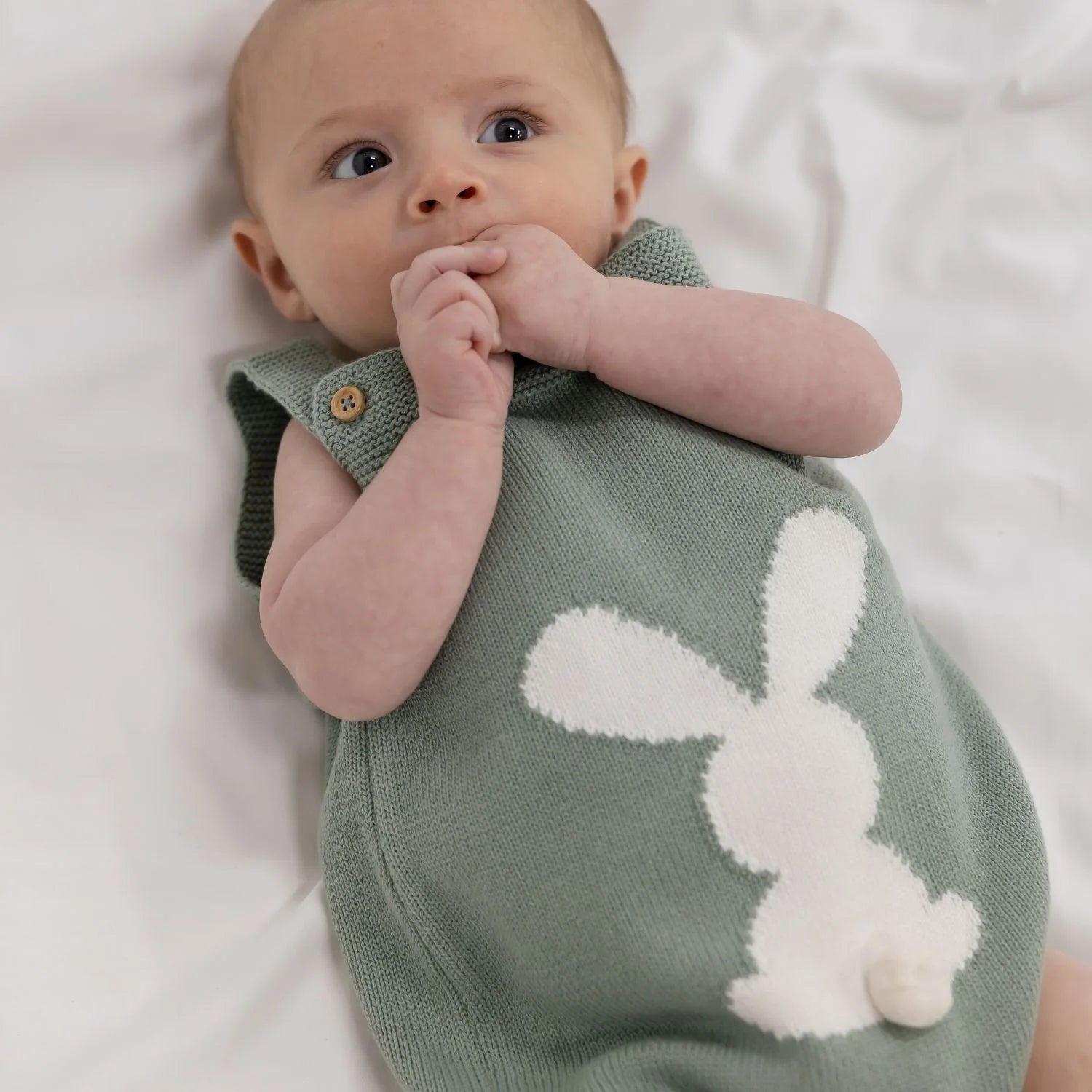 Snowball Bunny Romper