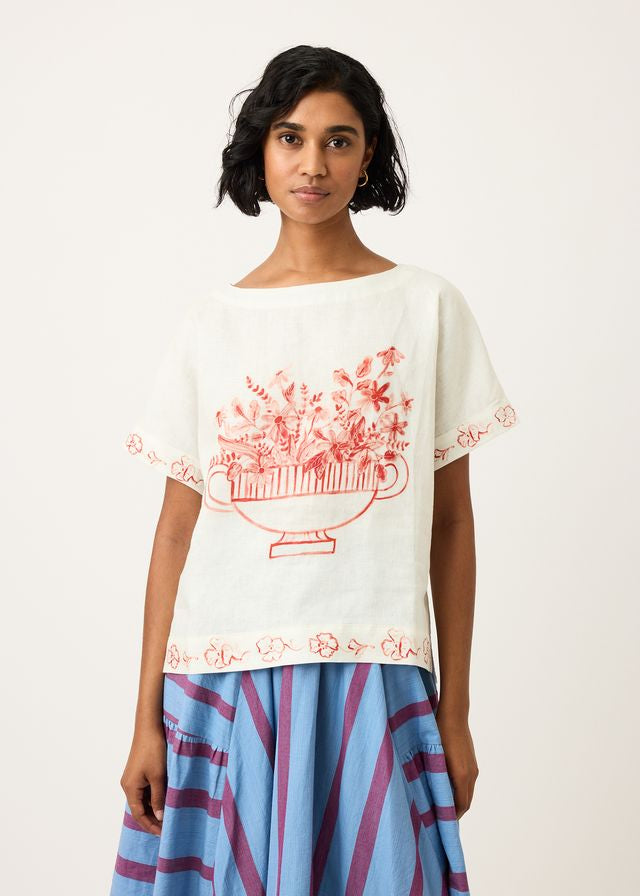 Nancybird Dolman Top-Red Vase