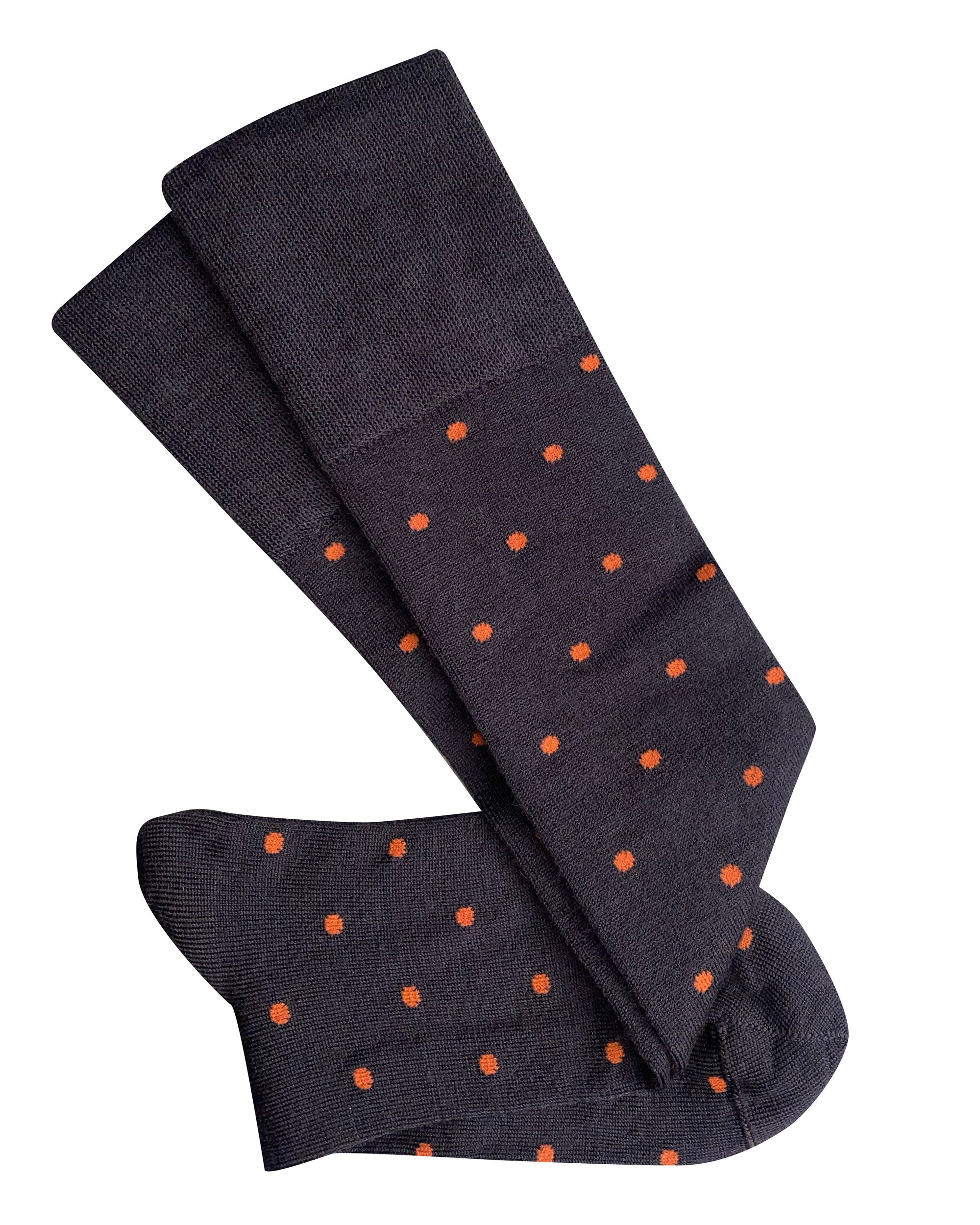 Dotty Long Wool Socks- Assorted Colours