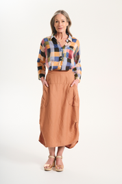 Milwaukee Solenne Skirt- Caramel