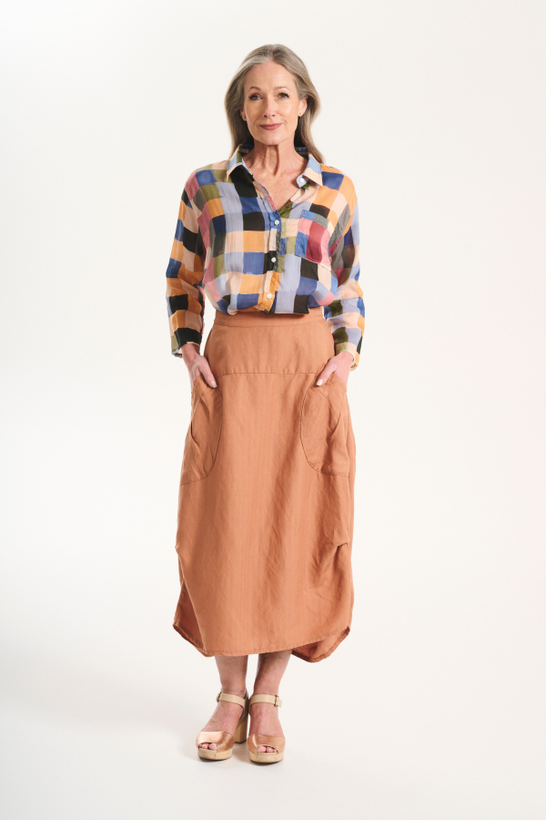 Milwaukee Solenne Skirt- Caramel