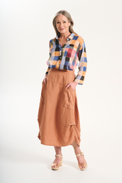 Milwaukee Solenne Skirt- Caramel