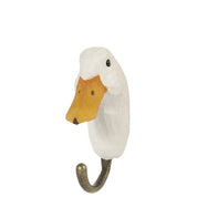 Wooden Carved Hook- Duck