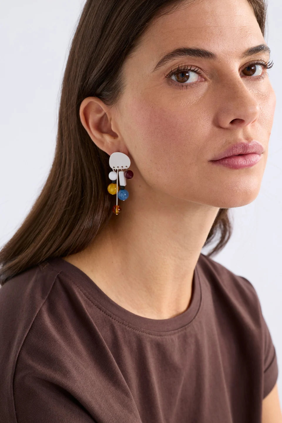 Bodas Gold Drop Earring