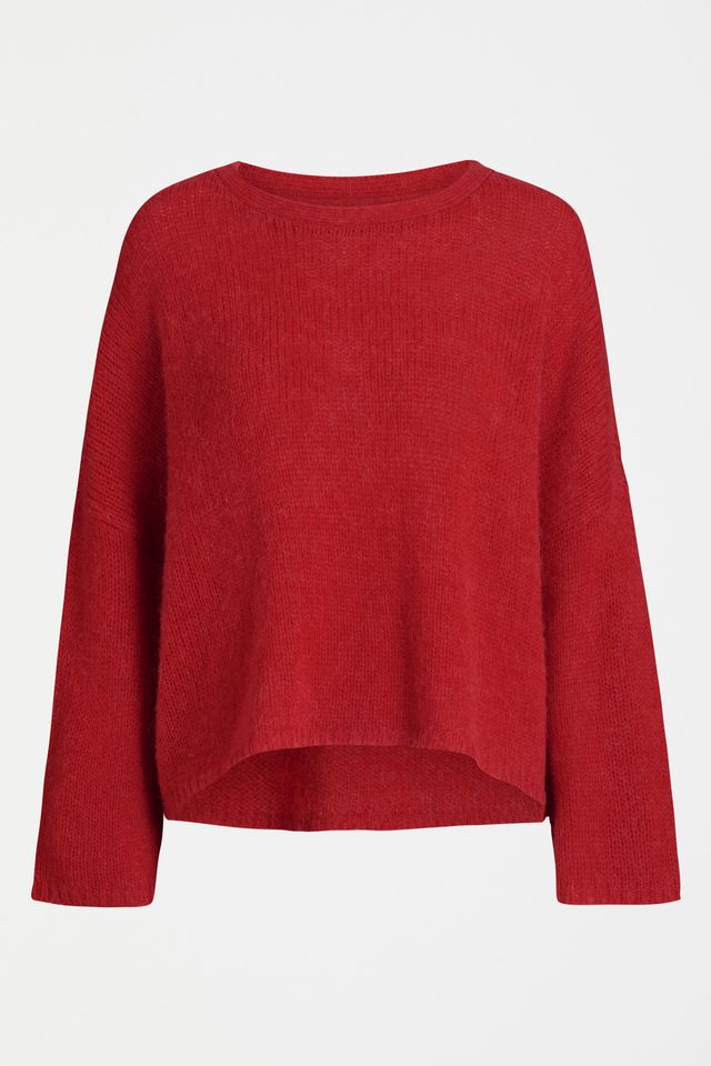 Agna Luna Sweater- Flame Red