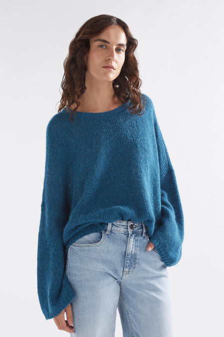 ELK Agna Knit Sweater in Peacock