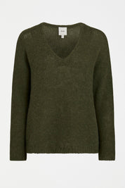 ELK Anken Sweater in Dark Olive