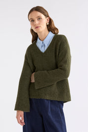 Anken Sweater- Dark Olive