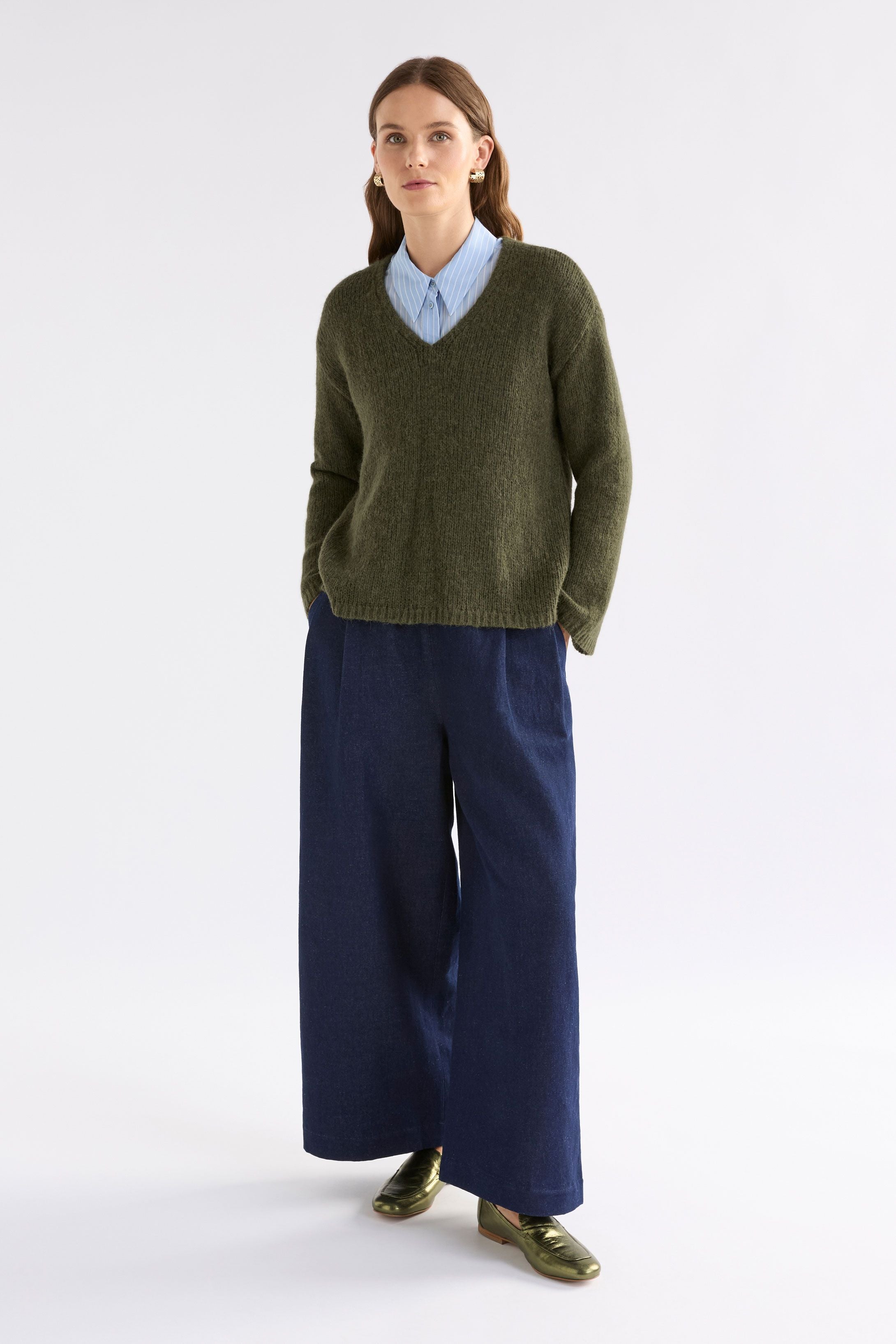 Anken Sweater- Dark Olive