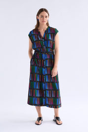 ELK the Label Borgg Shirt Dress in Steg Print