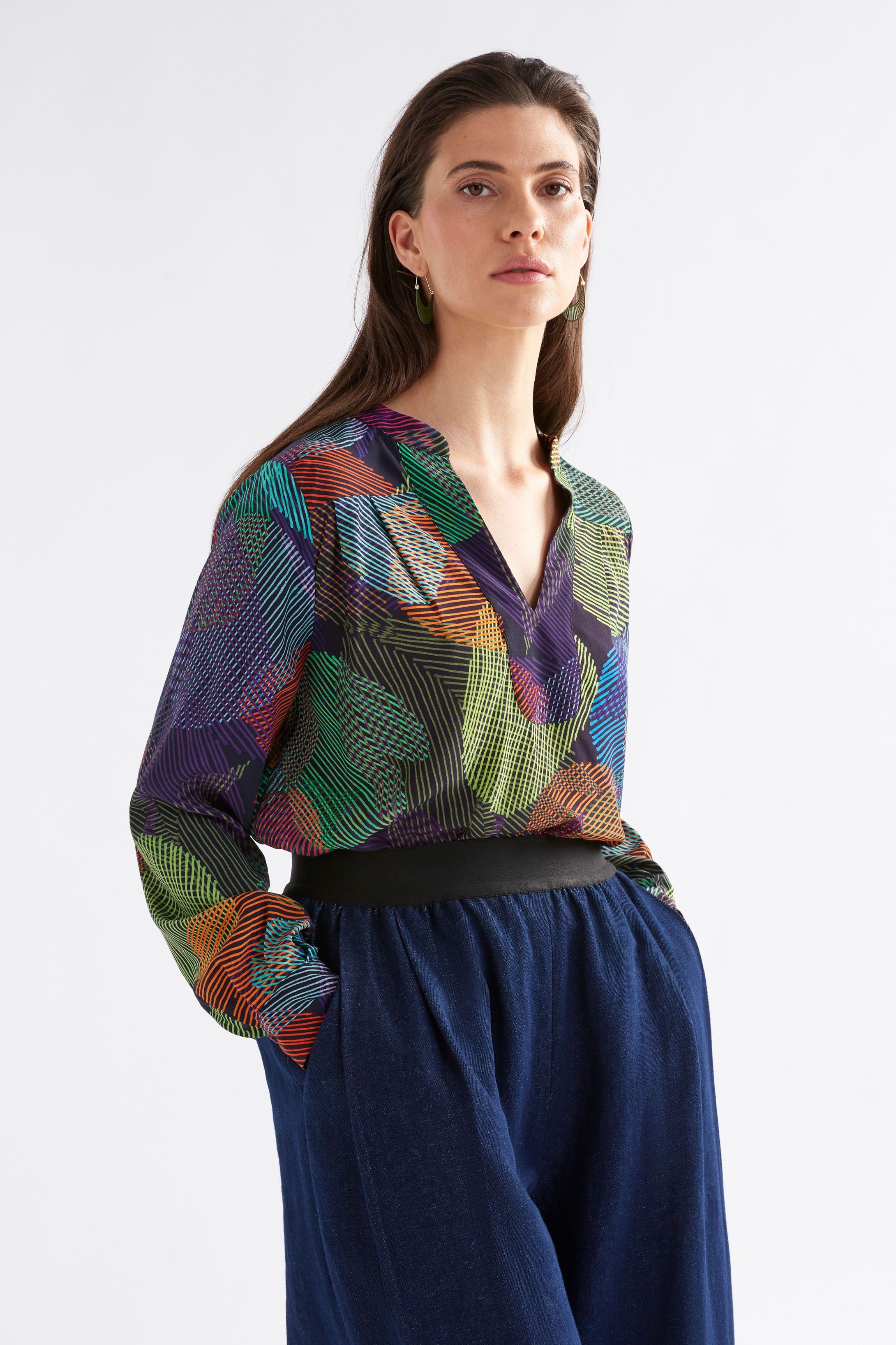 Maar Top- Ombra Print