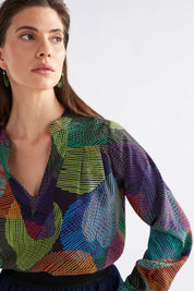Maar Top- Ombra Print