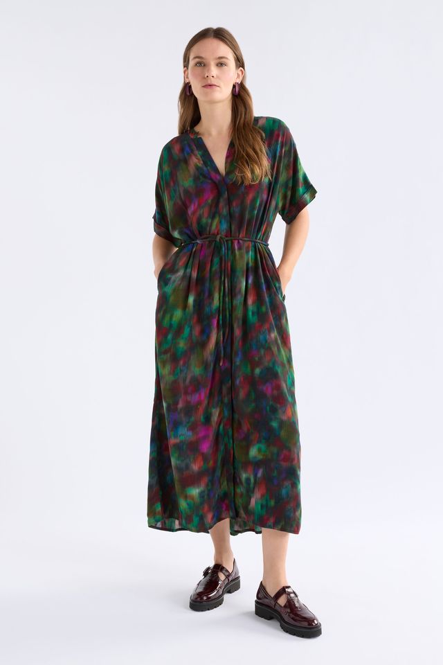 Malo Shirt Dress- Jord Print