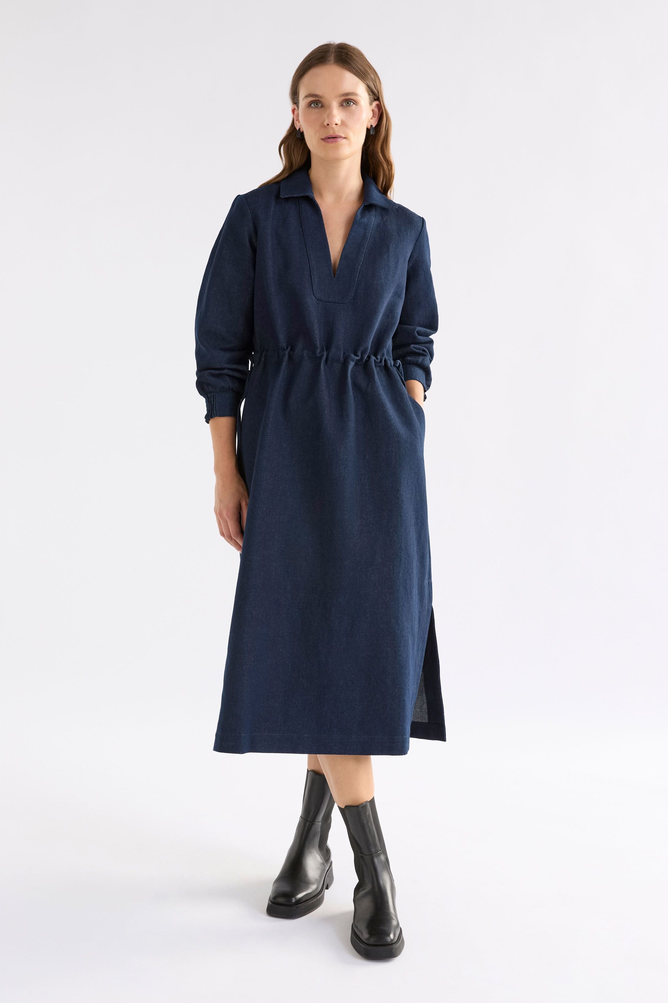ELK Njolle Dress in Indigo