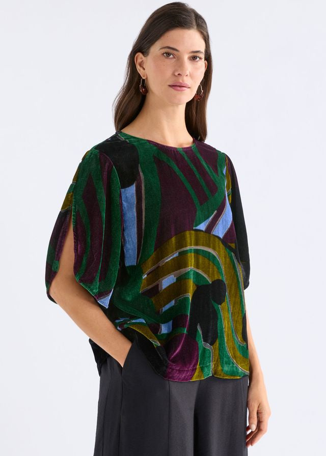 ELK the Label Reihen Top in Stribe Burnout