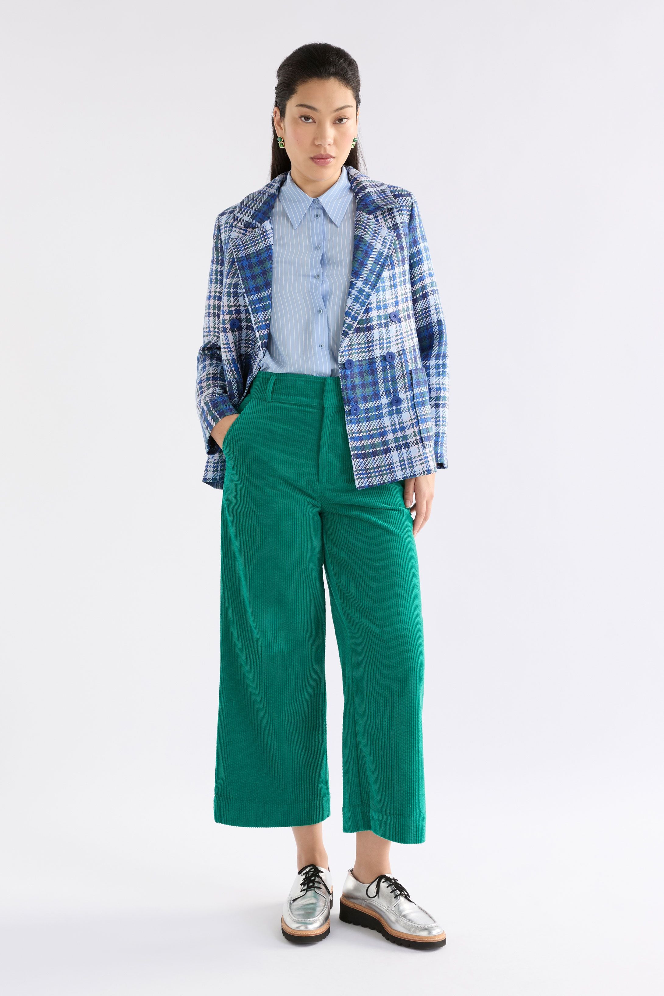 Rhes Cord Pant- Island Green