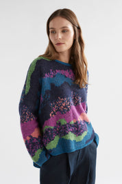 ELK Sprache Sweater in Multi Jacquard