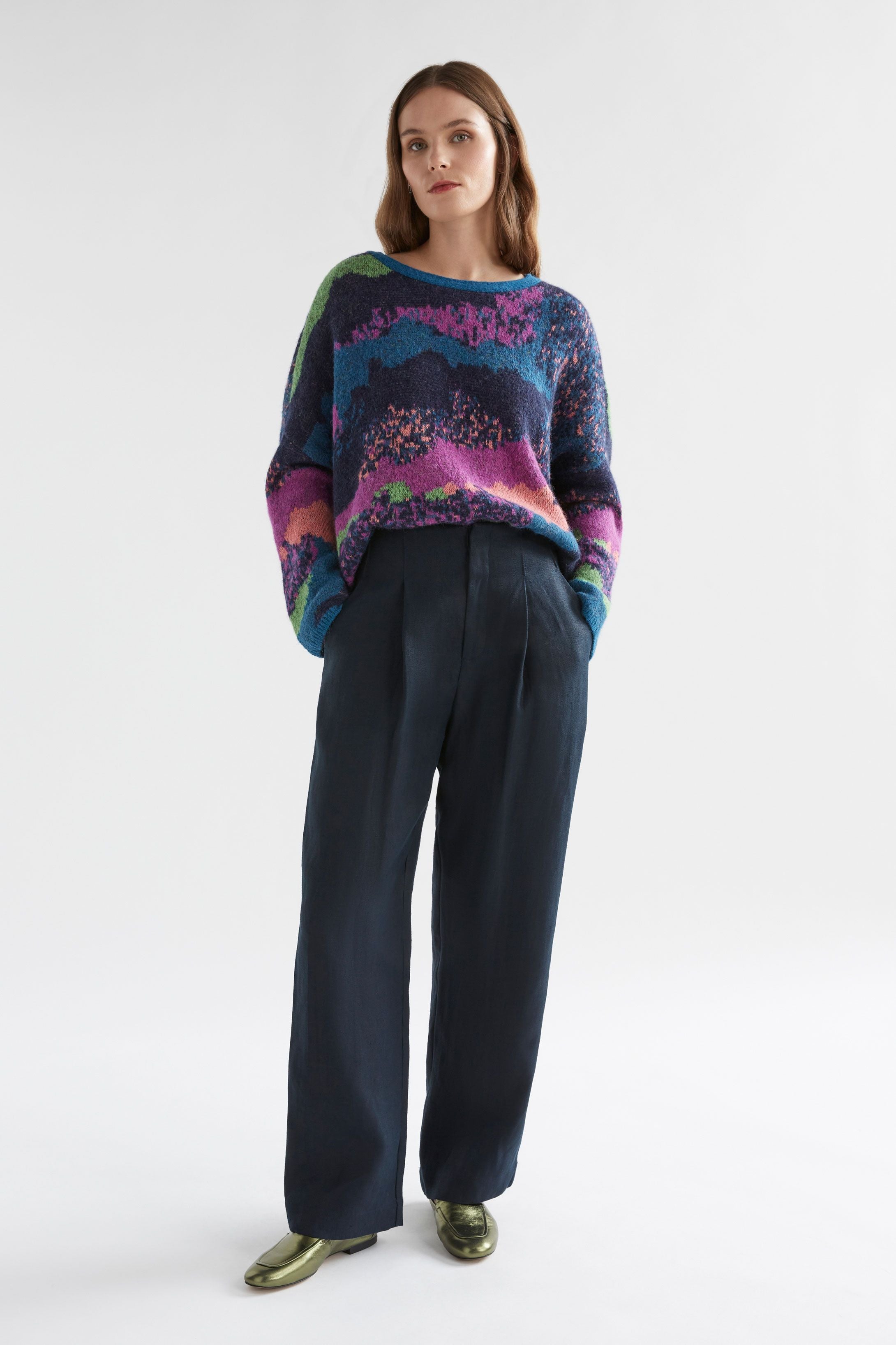 Sprache Sweater- Multi Jacquard