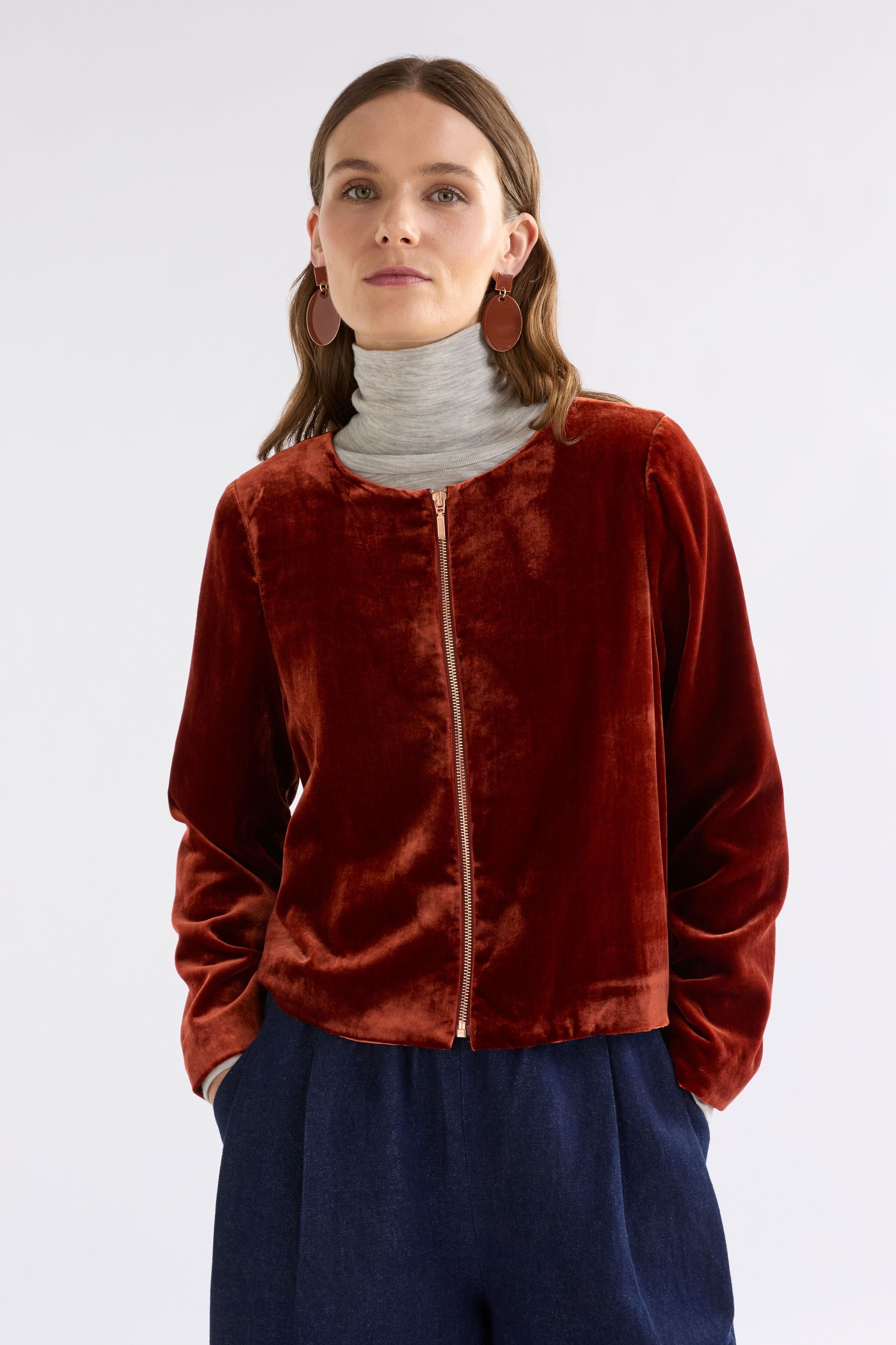 Suuri Zip Jacket- Spice