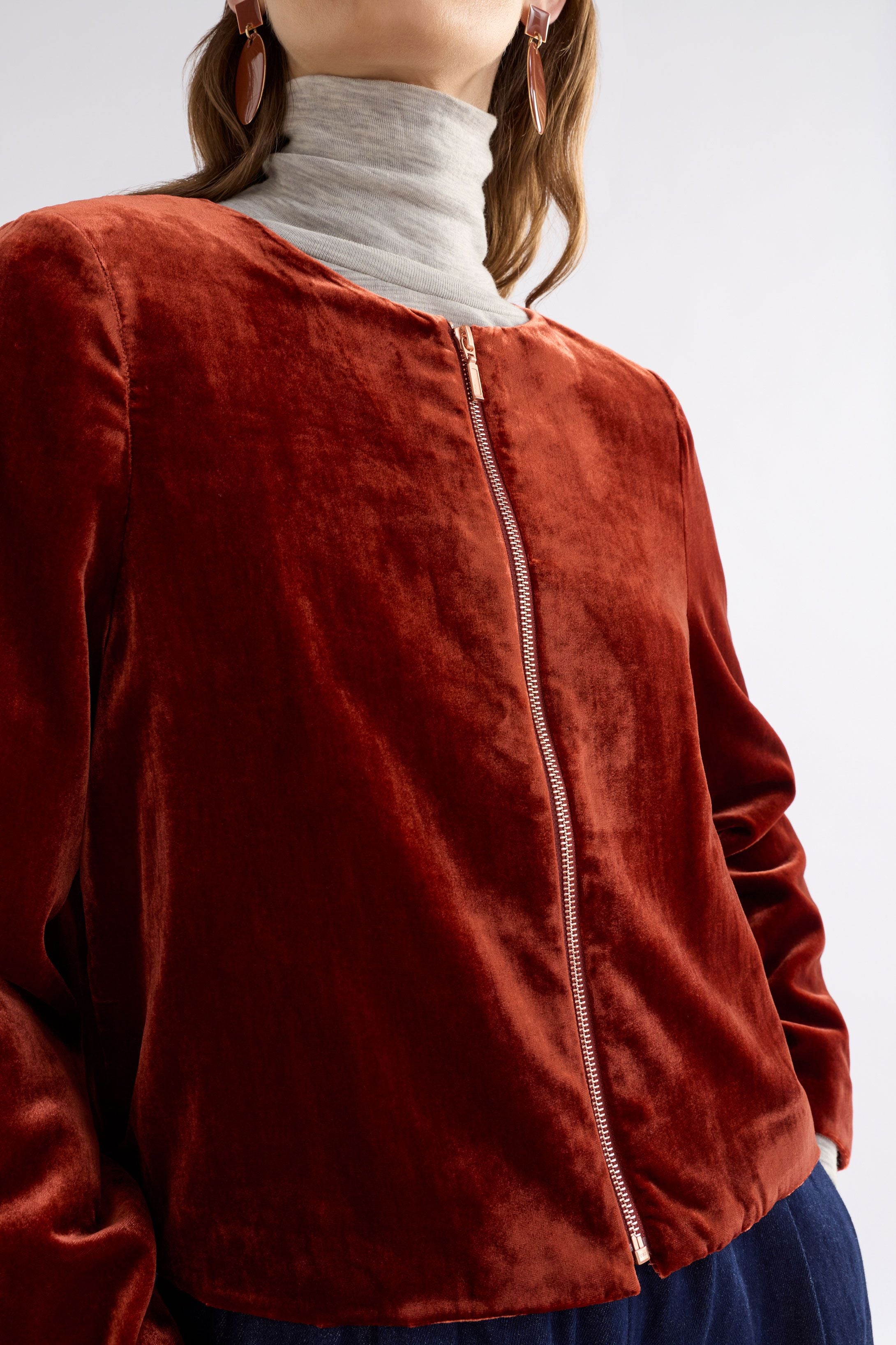 Suuri Zip Jacket- Spice