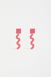 ELK Tilse Drop Earrings in Rose