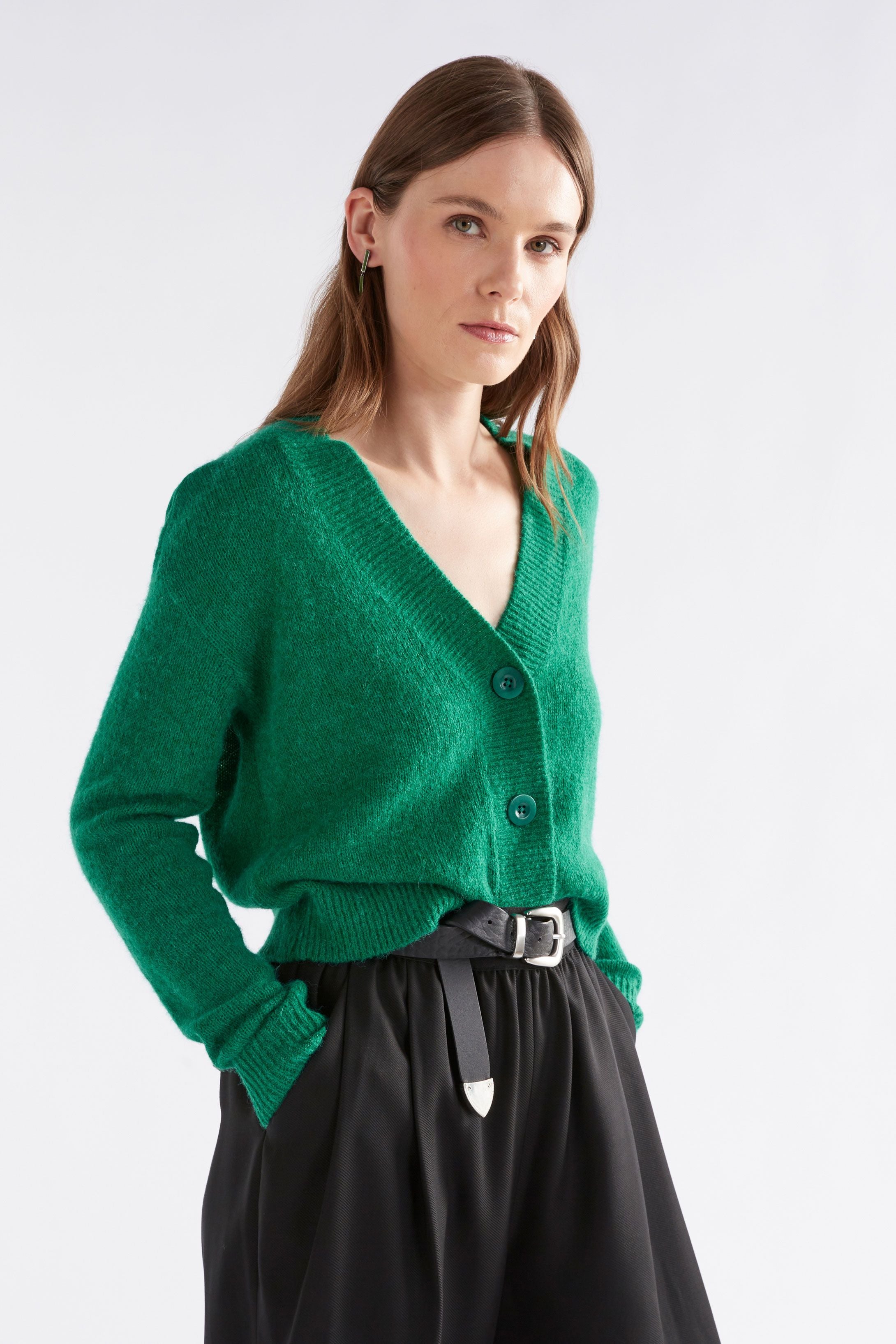 Daaru Cardigan- Milan Green