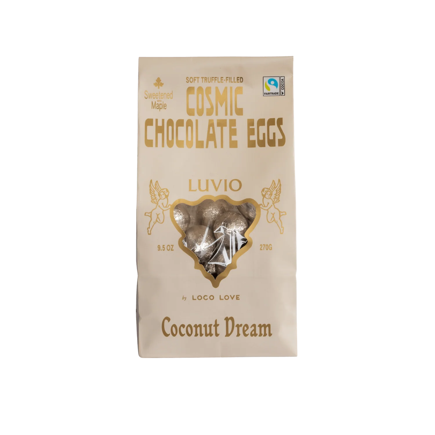 Loco Love Cosmic Chocolate Eggs- Coconut Dream 270gm