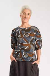 Eclipse Blouse- Ash