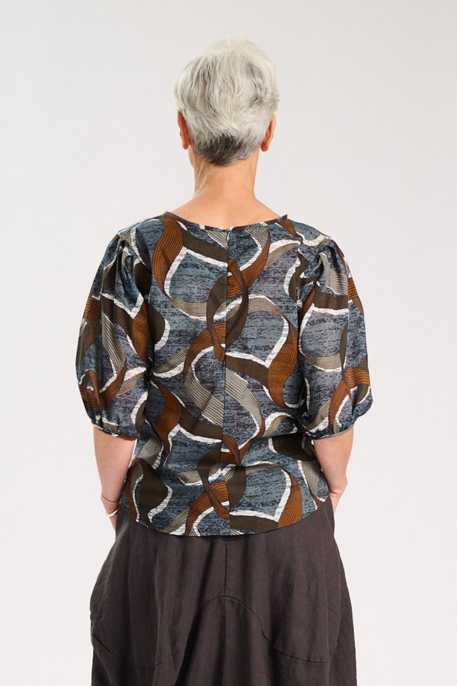 Eclipse Blouse- Ash