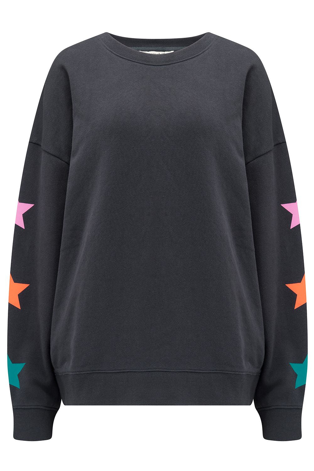 Edie Relaxed Sweat- Star Sleeve
