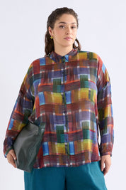 ELK Eir Sheer Shirt in Elbrus Print