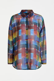 Eir Sheer Shirt- Elbrus Print