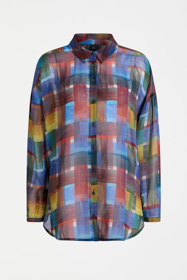 Eir Sheer Shirt- Elbrus Print