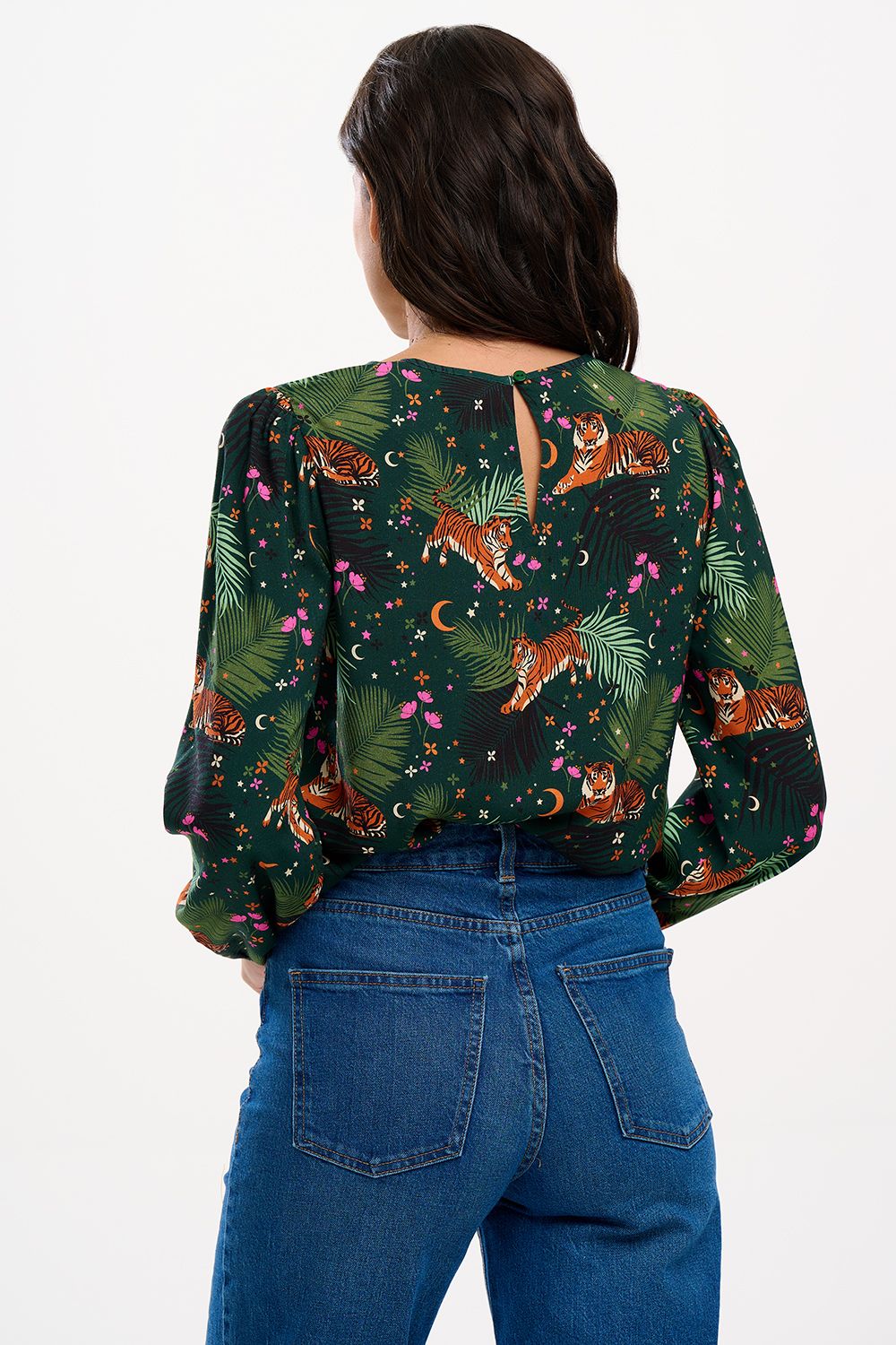 Elaina Blouse- Tiger Palm