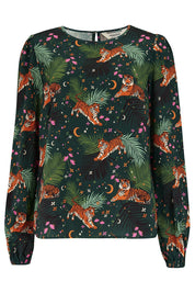 Elaina Blouse- Tiger Palm