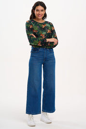 Elaina Blouse- Tiger Palm