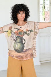 Eleanor Top- Fleurs