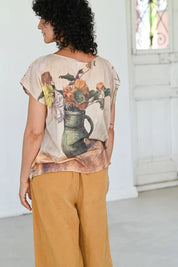 Eleanor Top- Fleurs