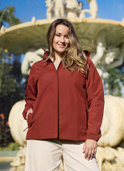 Amble Raincoats- Elements Jacket in Terracotta