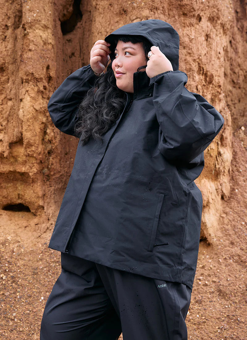 Elements Waterproof Jacket- Black